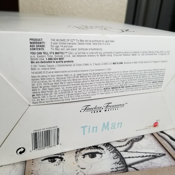 The Wizard Of Oz Vintage Porcelain Tin Man Doll - Picture 10 of 13